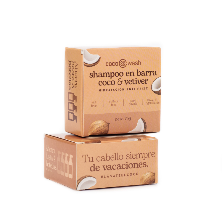 Shampoo en barra de Coco & Vetiver Anti-Frizz