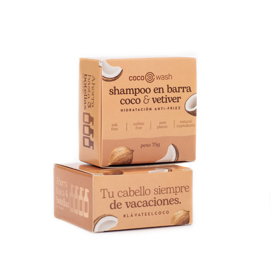 Shampoo en barra de Coco & Vetiver Anti-Frizz