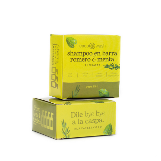 Shampoo en barra de Romero & Menta Anti Caspa