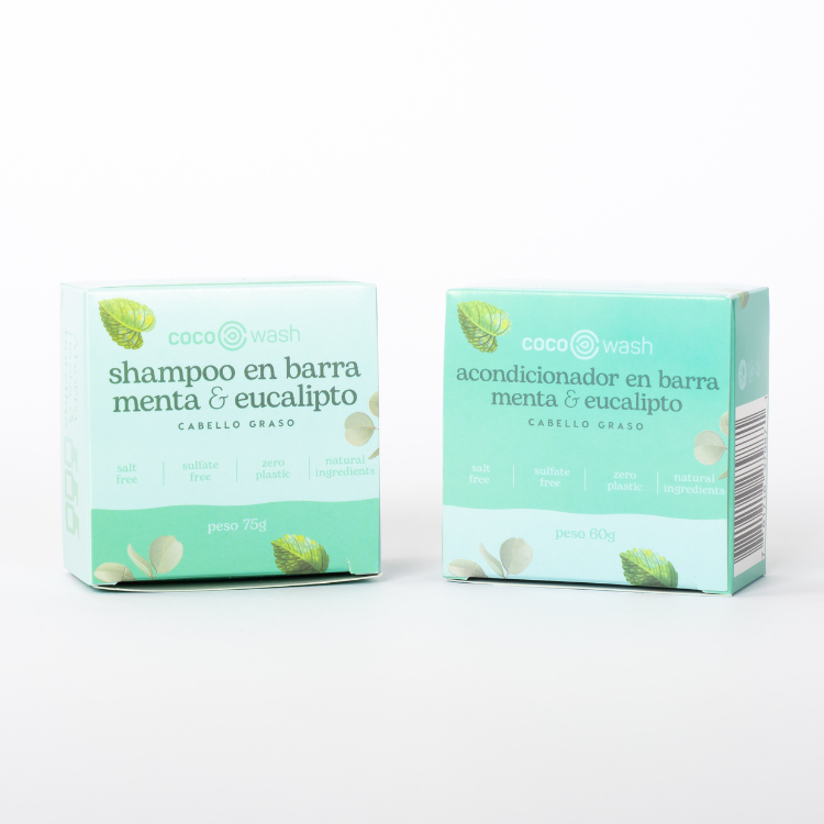 Two pack Shampoo y Acondicionador Menta & Eucalipto