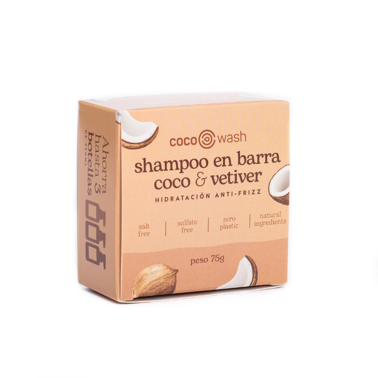 Shampoo en barra de Coco y Vetiver