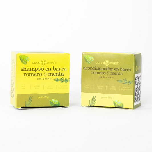 Two Pack Shampoo y Acondicionador Romero & Menta